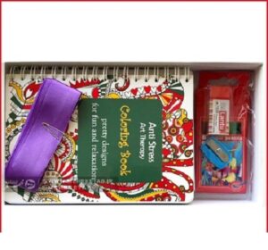 پکيج رنگ آميزی و يادداشت (جعبه کادويی) آنتی استرس