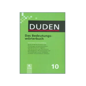فرهنگ آلمانی-آلمانی Duden – Das Bedeutungswörterbuc